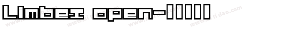 Limbex open字体转换